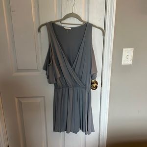 Grey romper by Soprano. Size medium